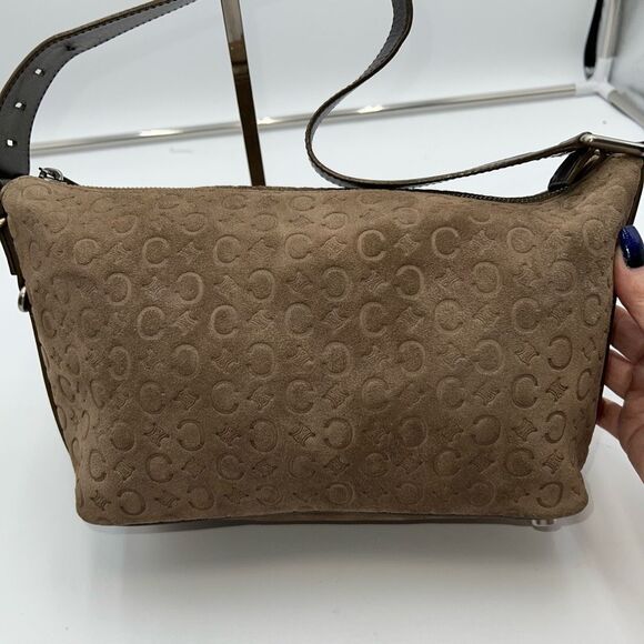 CELINE Shoulder Bag C Macadam Brown Suede - Picture 6 of 13